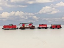 (4207)Märklin H0 Feuerwehrzug m. Diesellok BR 212 mit Blinklicht analog ohne OVP