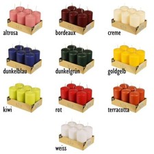 24 Stumpenkerzen Ø 60 mm, 115