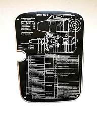 Schmierplan Typenschild Schild