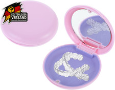 Zahnspangendose Magnetische Schnalle Aufbewahrungsbox Prothesenbox Zahnschiene R