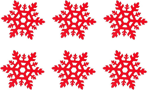 Rote schneeflocke tasse - rote,