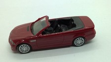 Herpa BMW M3 3er E46 Cabrio offen imolarot innen dunkelgrau (53)