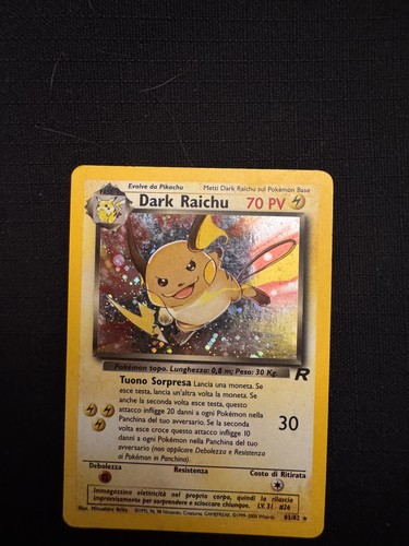 Pokemon tcg dark raichu team - pokemon,