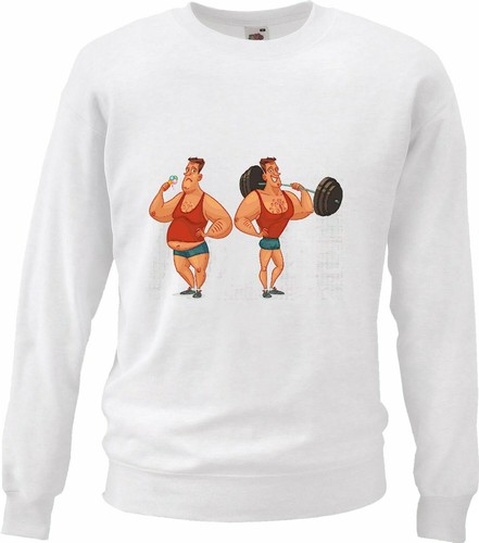 Sweatshirt gym bodybuilding - sweatshirt,
