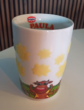 Dr. Oetker "Paula" Sammeltasse Kuh KAHLA Tasse Becher mit Kuhflecken gelb | TOP