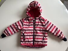 Crivit Baby Ski Jacke Mädchen Gr. 86 / 92 Schneejacke Rot Rosa Weiß wie Neu