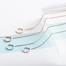 Ohrringe Durchzieher Kreis