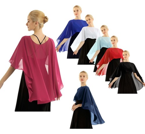 Damen chiffon stola schal - stola,