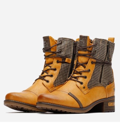 Women mustang boots gold - boots,