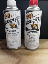 RH Motorradlacke Honda R 157 Candy Lasurlack + Vorlack je 375ml Spritzfertig