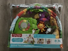 Fisher Price Rainforest Erlebnisdecke Spielbogen Musik Licht Figuren Batterien