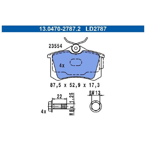 Satz bremsbeläge 24514458 - satz,