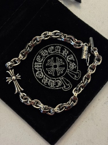 Armband aus verchromtem silber - verchromtem,