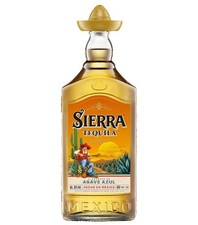 Sierra Tequila Reposado / 35 % vol / 1,0 Liter-Flasche mit goldenem Hut