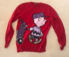 Iceberg Peanuts Herren Pullover "Charlie Braun", rot, Gr. XL EU54, top, NP 390€