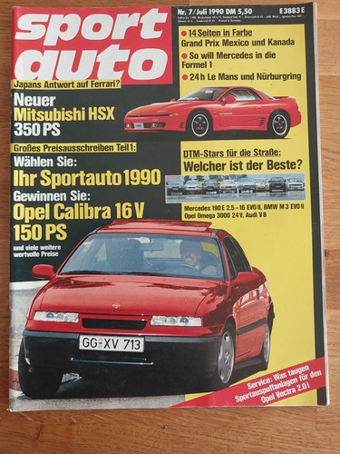 Sport auto 1990 bmw - 07/1990,