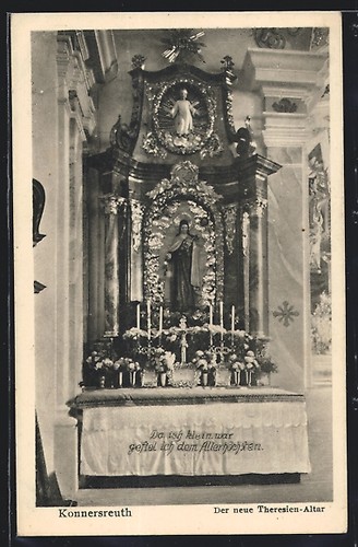 Ansichtskarte konnersreuth - ansichtskarte,