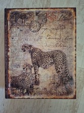 Vintage Cheetah Buchattrappe Box