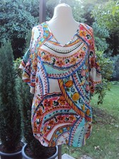 Alba Moda Damen Viscose Bluse / Tunika, Gr.40