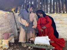 Krippefiguren Waldorfart: neue kunstvoll gestaltete Unikate aus Naturmaterialien