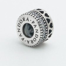 Original Pandora Zwischenelement Hearts of Pandora Sterling Silber 797415CZ Neu