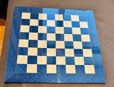 Chess board Blue Deluxe by