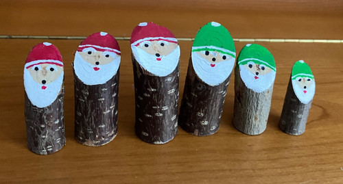 Kleine weihnachtsmänner aus - weihnachtsmänner,