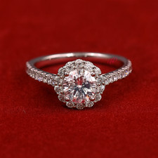 18 Karat Weißgold Ehering Set