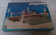 Playmobil Bahnübergang 4306  Leerkarton OVP (ohne Inhalt) starke Gebrauchsspuren
