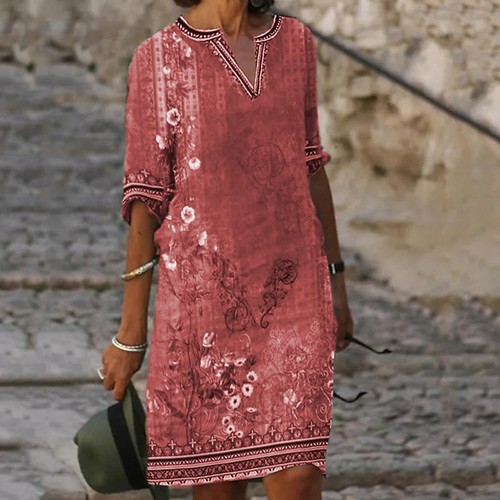 Sommer tunikakleid mit - sommer-tunikakleid,