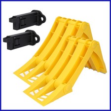 2x Hemmschuh klappbar mit Halterung Unterlegkeil Gleitschutz 3500kg PKW Anhänger