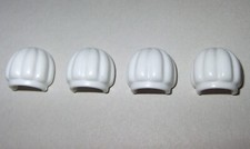 19035, 4x (2 Paar) Schulterpolster (Puffärmel), Armaufsatz, weiss