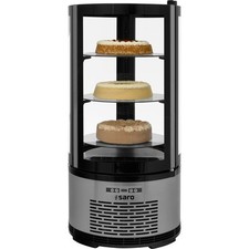 SARO Kuchenvitrine 100 Liter, Modell SARINA Kühlvitrine, Tortenvitrine, Rund,...