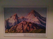 Berchtesgarden. St. Bartholomä am Königssee. Gebirge. Künstlerkarte. AK.