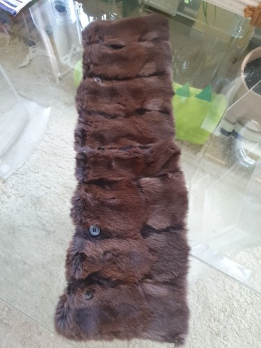 Pelzkragen 60x18 mit - pelzkragen,