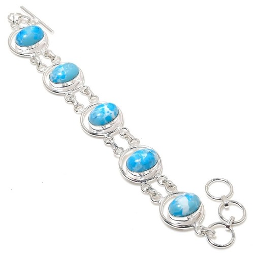 Blauer larimar edelstein - blauer,