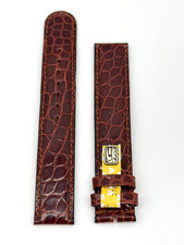NOS Chronoswiss Brown Alligator Watch Strap 18mm Black Friday Weekend 10% Off