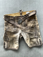 Stockerpoint Oliver Herren Trachtenlederhose Lederhose, Farbe Rauch Geäscht, 52