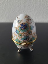 Schmuckei Porzellan Deko Ei 