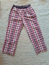 Polo Ralph Lauren M Pyjama Hose Männer Man Gestreift Rot Weis Weiß