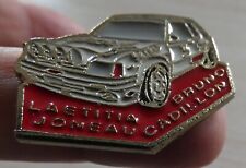 SELTENE PINS PEUGEOT 205 GTI RALLYE CREW LAETITIA JONEAU BRUNO CADILLON