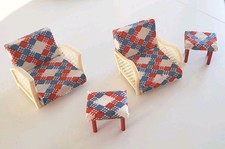 Sessel mit hocker - mit,