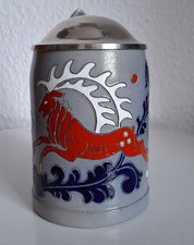 Art Deco Bierkrug, Hirsch