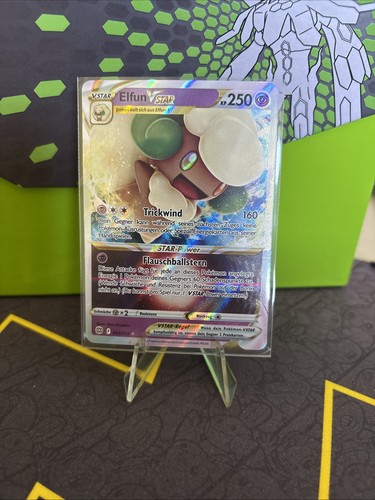 Pokemon karte elfun vstar - karte,