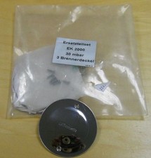 Brennerdeckel Dometic Cramer EK2000. 3er Set Edelstahl mit Schrauben 105 313 678