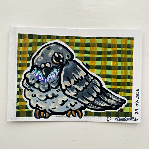 Aceo künstler sammelkarte - künstler,