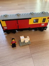LEGO 12 Volt Eisenbahn Postwaggon 7819 Vollständig