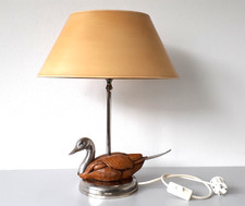 schöne elegante Malevolti Tischlampe signiert 70er Jahre Italien, Top Zustand!