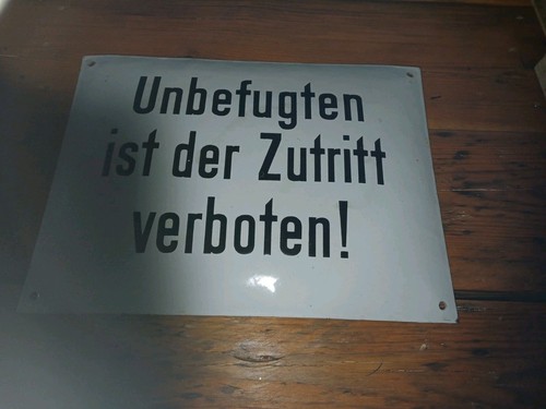 Orginales emailleschild - orginales,