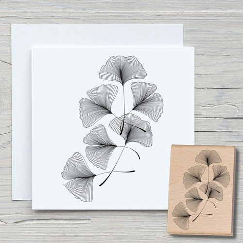 Stempel ginkgoranke - stempel,